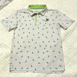 Youth boys golf shirt Kapalua golf course Hawaii